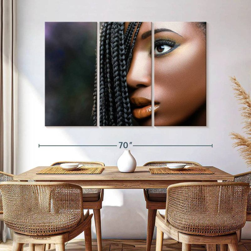Shuttleworth Black Woman Beauty, 42" H x 65" W