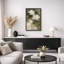 Art floral botanique blanc doux, photos de salon, impression sur toile encadrée-847232549-847232551