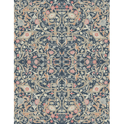Rouleau de papier peint de style botanique de L 33 pi x l 20,5 po Yuki Osada