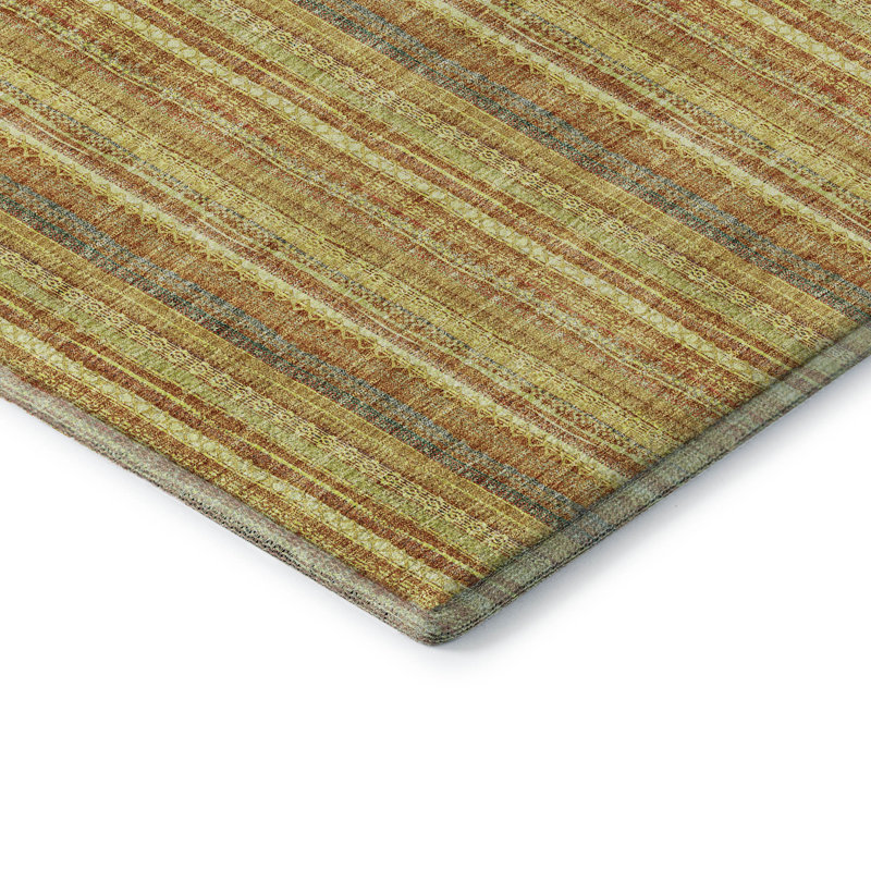 Premium Machine Washable Prisco Honey Rug, Rectangle 10' x 14'