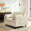 54.30" Corduroy Modular Sectional Sleeper Sofa, Loveseat with Pull Out Bed-129576243