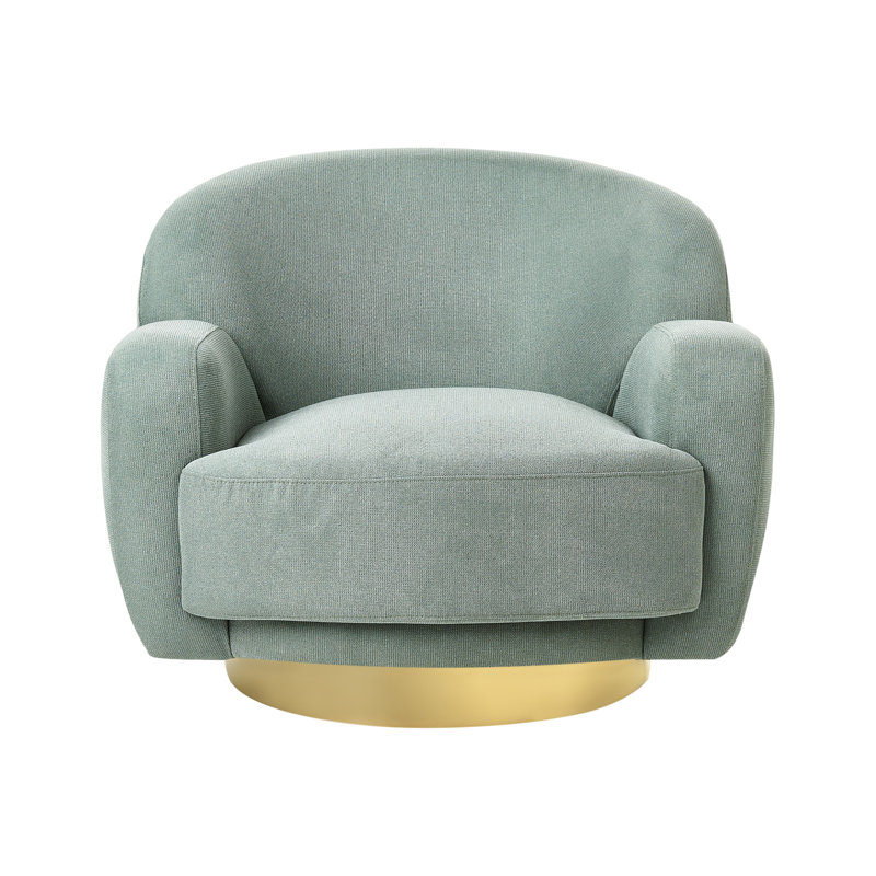 LEJRE Upholstered Armchair, Green