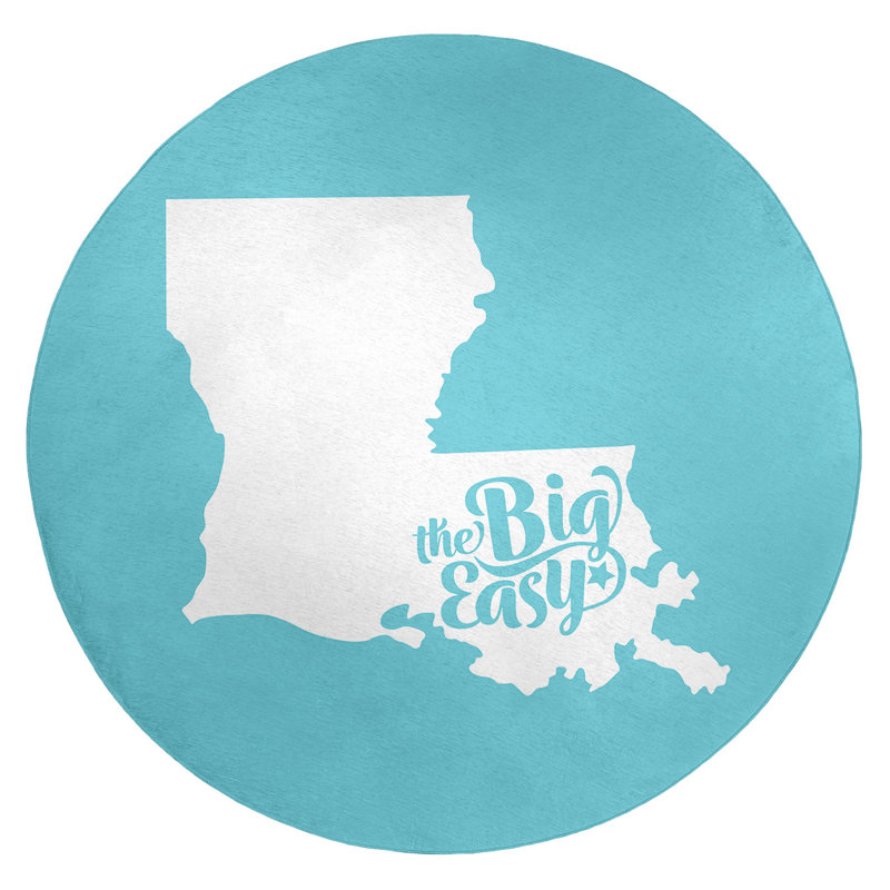 Tapis en poly-chenille big easy louisiana