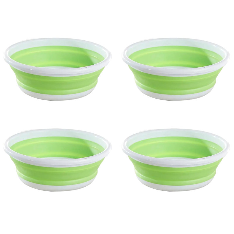 Prep & Savour Damini Plastic Serving Bowl, Green