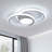 Double 2-Light LED Flush Mount Ceiling Light-29692222-29692220