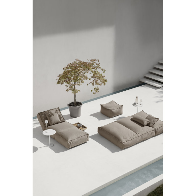 STAY Outdoor 74.9" Reclining Patio Daybed, Earth