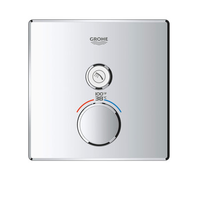 Garniture thermostatique Grohtherm® SmartControl à fonction unique avec module de commande