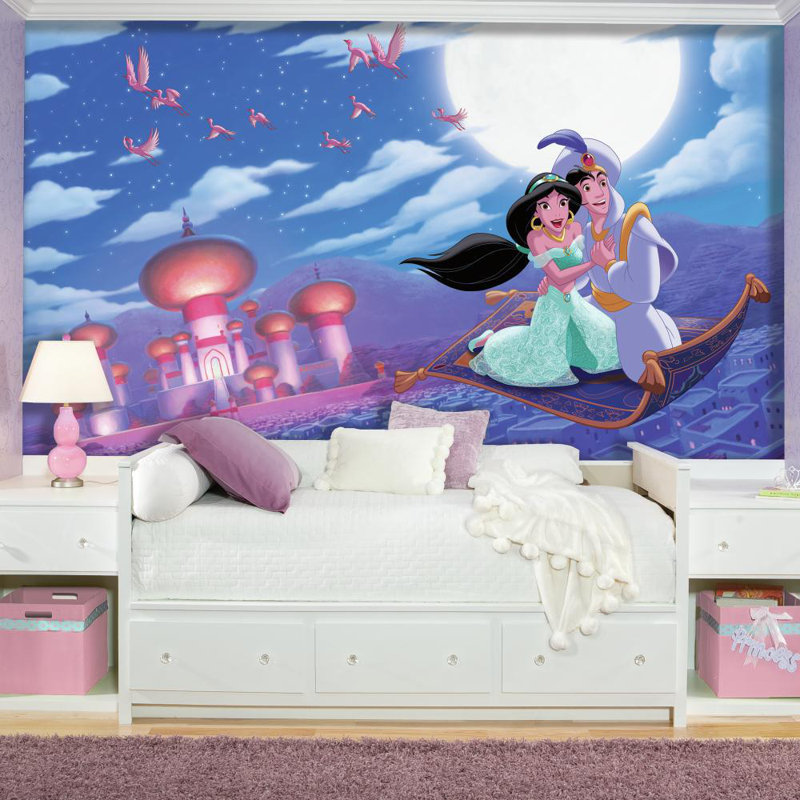 Murale murale l 10,5 pi x l 6 po aladdin "wa complet new world"