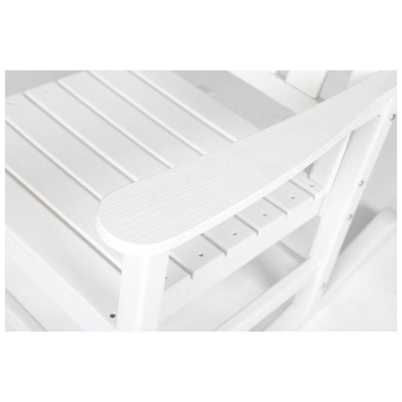 Chaise berçante surdimensionnée en polyéthylène haute densité l 25,9 po x P 35,04 po x H 41,34 po