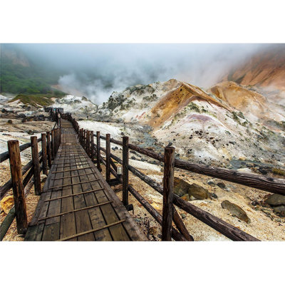 Murale Jigokudani, vallée de l'enfer au Japon