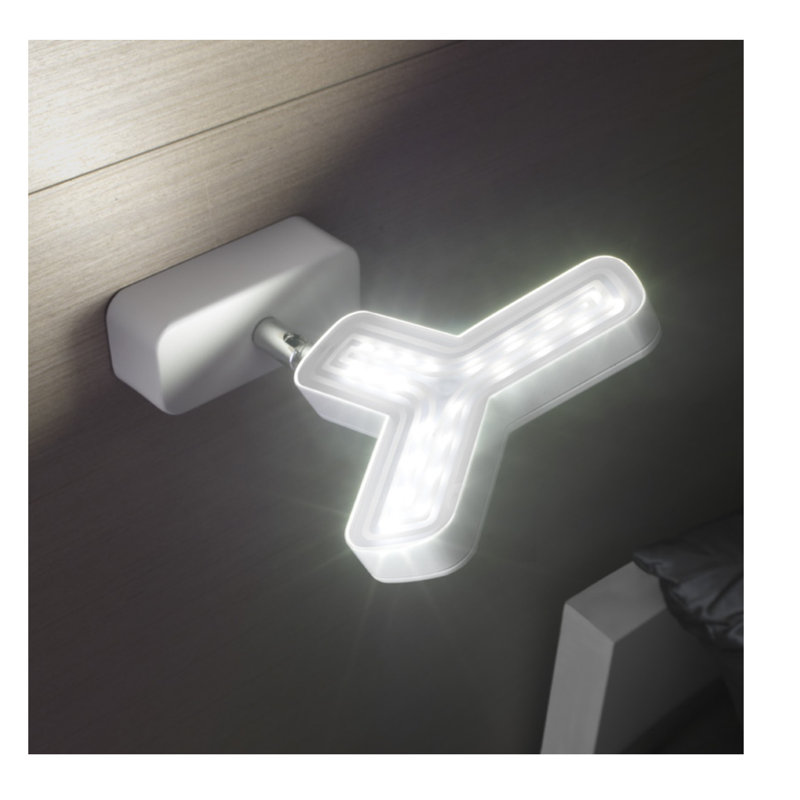 Dayton LED Spotlight, Lacquered frosted white