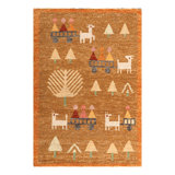 Handmade Wool Geometric Area Rug