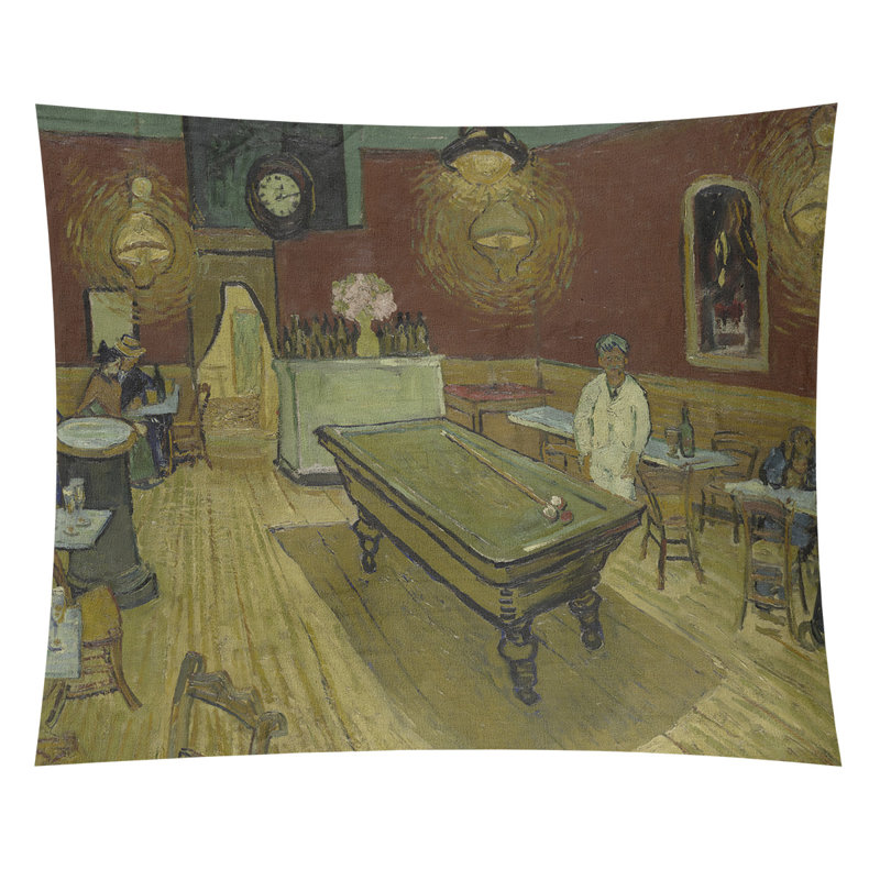 Tapisserie the night cafe, H 27,5 po x l 37,5 po, Intérieur