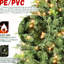 Arbre pré-enfilé de 4 pi avec 200 lumières blanches chaudes, branches Pe + réalistes, installation rapide, base stable pour les fêtes, apparence réaliste de Noël, support de fête simple
