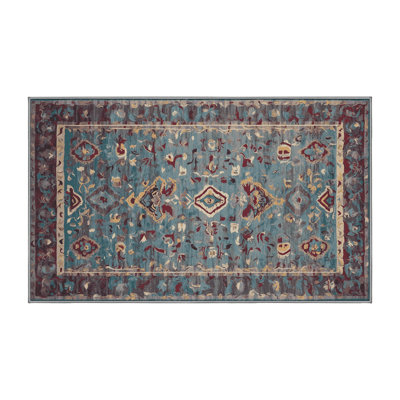 Machine Washable Gray Area Rug