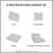 Knowles Grey Reversible 8-Piece Cal King Quilt Set with Cotton Bed Sheets-223519091-223519089
