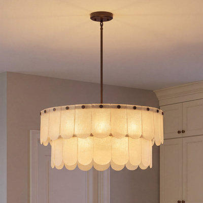 Kelvyn 10-Light Pendant in Mediterranean Bronze