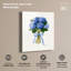 "Blue Bouquet II", reproduction d'art moderne sur acrylique par-1905473769-1905473781