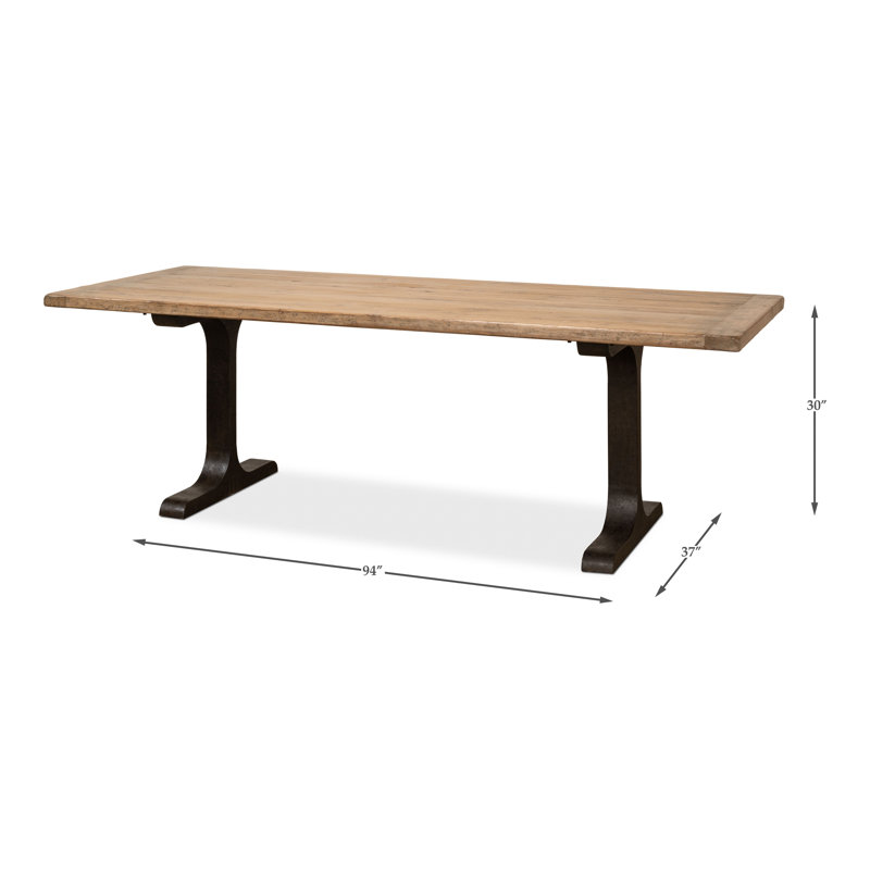 Decan Pine Wood Dining Table