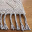 Tapis gris / ivoire en laine et coton tissé à la main Burnstad-916393416