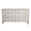 Commode double 6 tiroirs avec miroir Klinger