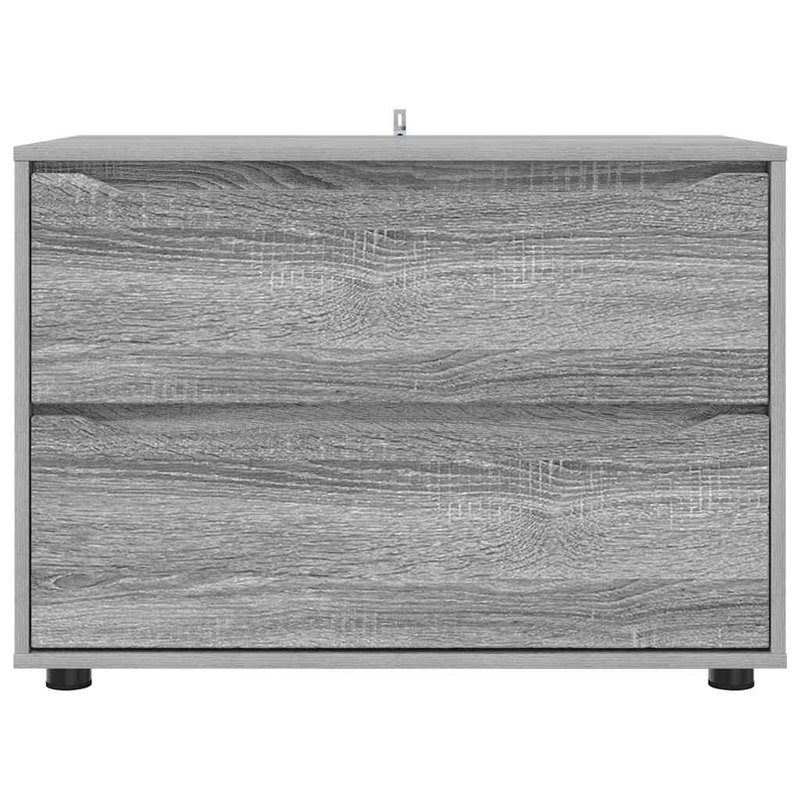 80cm W Chest of Drawers, Grey Sonoma