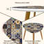 Ensemble de 2 tables basses gigognes Triangle