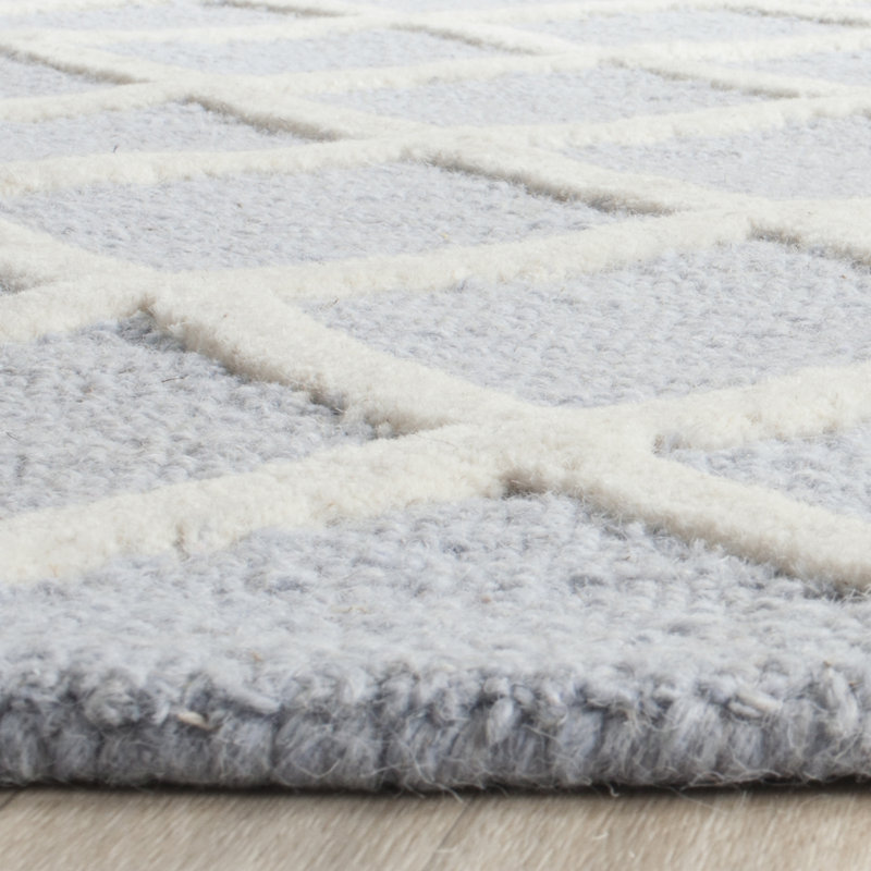 Rosemont Geometric Wool Hand Woven Area Rug, Rectangle 183 x 274 cm