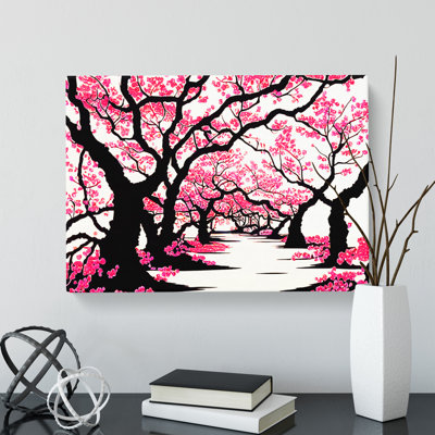 Classic Cherry Blossom Trees - Wrapped Canvas