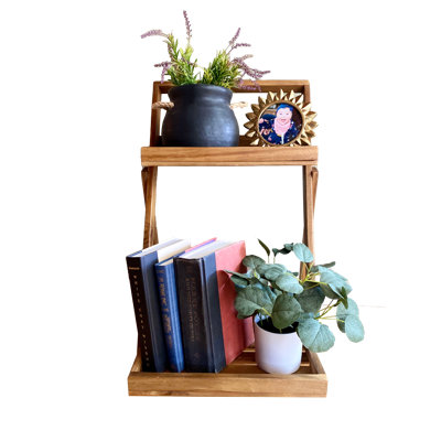 Bult Solid Wood Plant Table 2 Tier