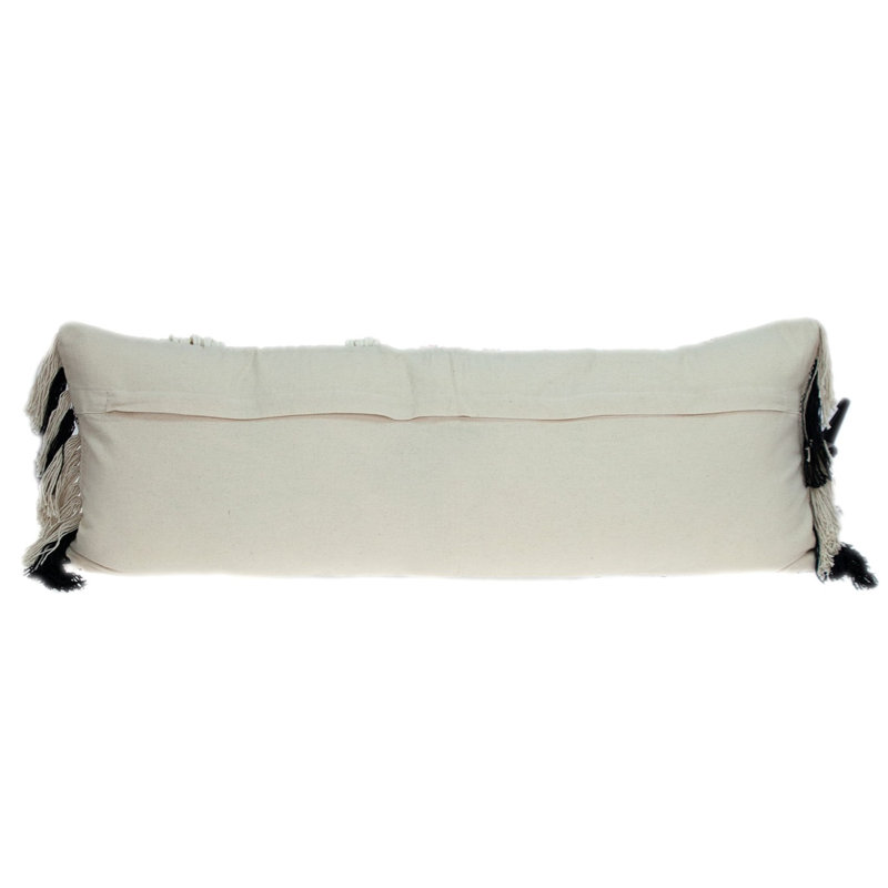 Minos Transitional White Throw Pillow