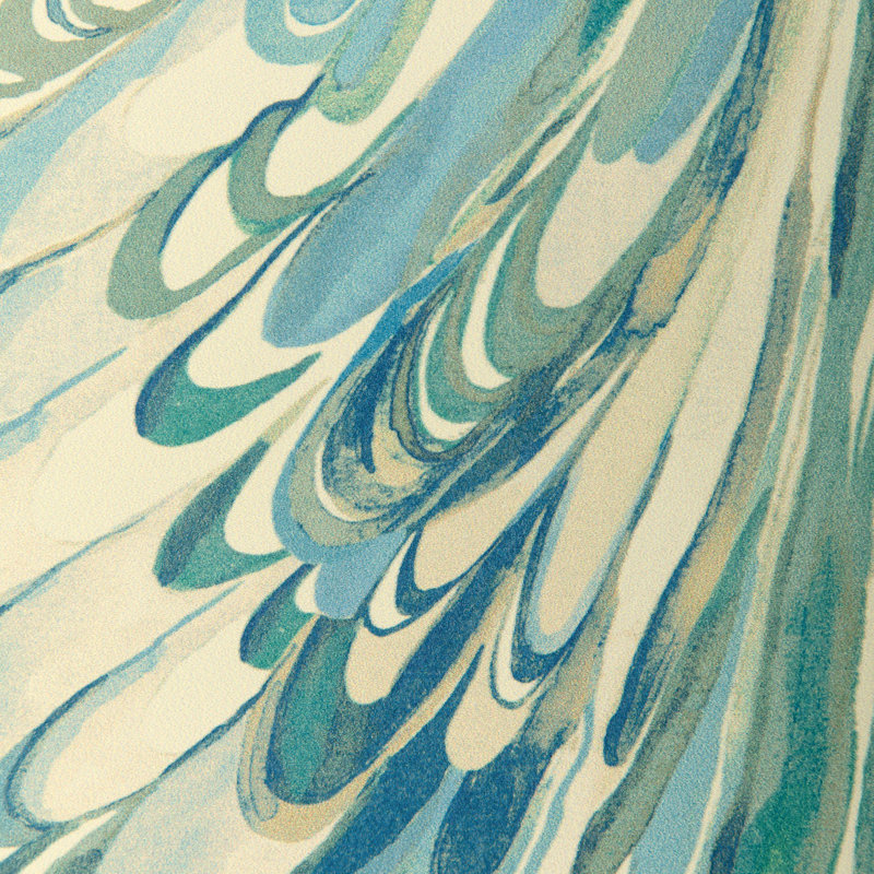 Garden Walk Taplow Abstract Pulp Blend Border, Marine/Sand