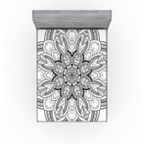 Ambesonne Fitted Sheet 2-Pack