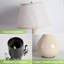 18 po Lampe de table moderne en céramique avec abat-jour en lin pour le salon de la chambre à coucher-134083161