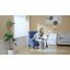 Upholstered Linen Accent Chair