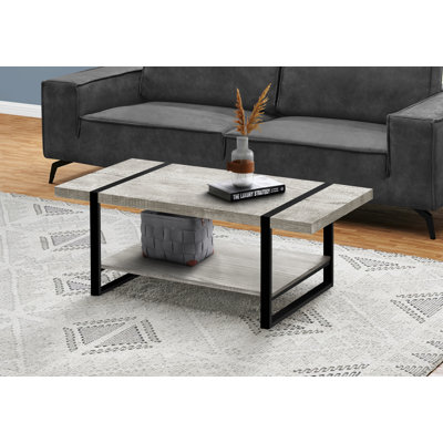 Coffee Table Accent, Cocktail, Rectangular, Living Room, 48"L, Metal, Laminate, Contemporary