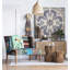 Tabouret d'appoint en bois massif
