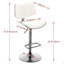 Chaises de bar pivotantes à 360 ° Bentwood-112935699-112935697