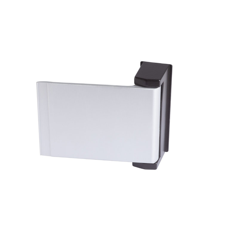Aluminum and Duronodic Storefront Door Push Paddle, Aluminum