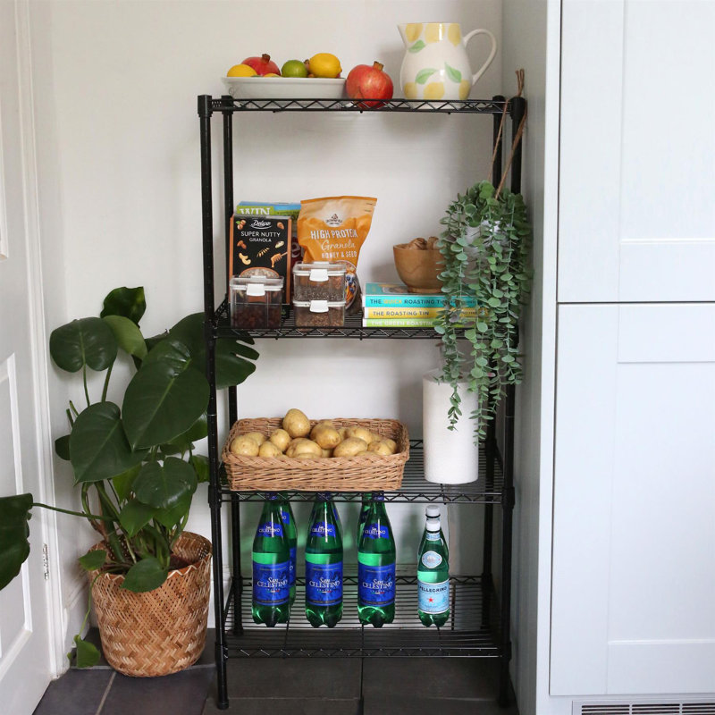 Harbour Housewares 6 Tier Adjustable Wire Shelving Unit