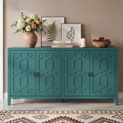 Sideboard Cabinet With Adjustable Shelves And 4 Doors