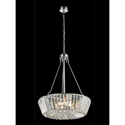 Lustre géométrique 5 lumières unique/à l’état Dunham