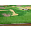 Tapis vert touffeté à la main Calista-450214933