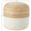 Repose-pieds et repose-pieds 19 po x 19 po en jute de coton