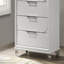 Commode 5 pièces Contemporary Glam Pearl White