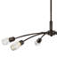 Atera 6 - Light Steel Dimmable Sputnik Modern Linear Chandelier-1187045859-1164041083