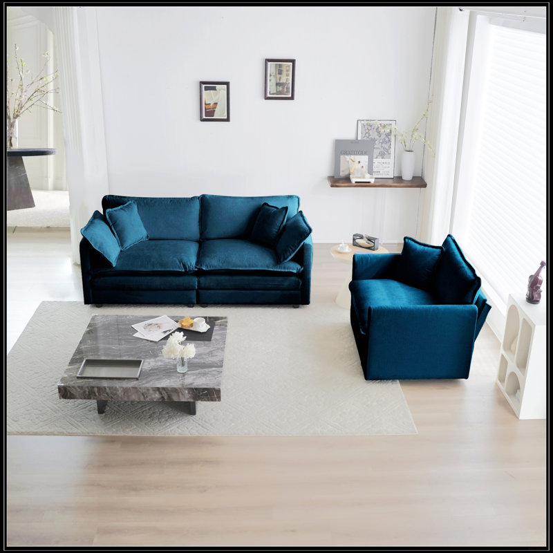 Ensemble de causeuse et de chaises 2 places