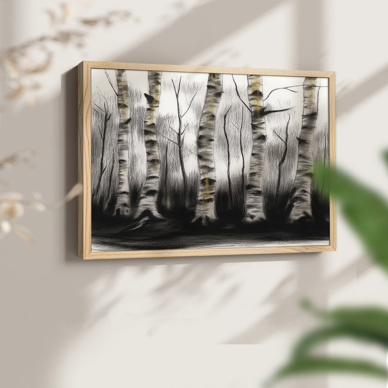 Paysages série XV - reproduction encadrée - réaménageable, H 8 po x l 10 po