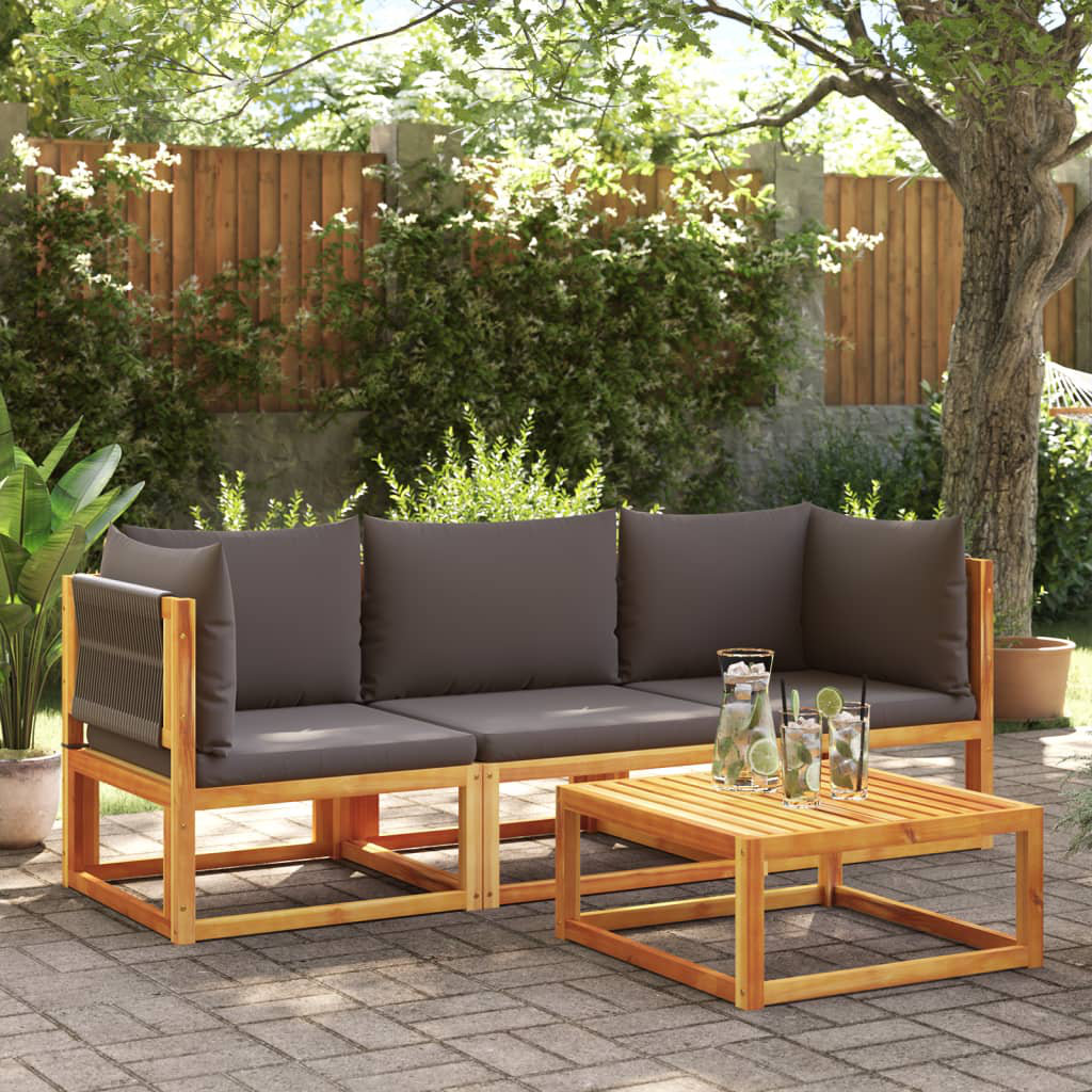 Gartensofa-Set Leeann mit Kissen