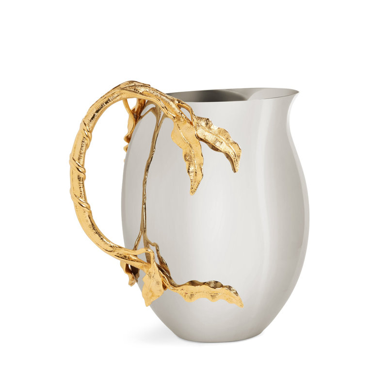 Fern 24k Gold Plated Pitcher